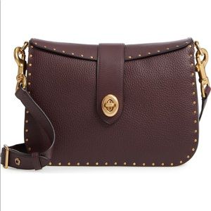 1941 Page 27 Rivets Leather Crossbody Bag NWT